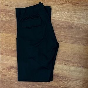Men's Sleek Black Cargo Pants
